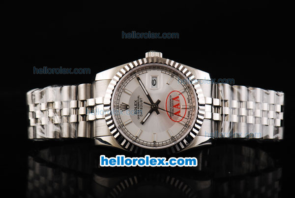 Rolex Datejust Oyster Perpetual Automatic Movement with White Dial - Click Image to Close
